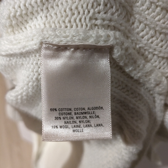 Moth X Anthropologie Turtleneck Sleeveless Sweater dress (Size: XS, Cream) - Picture 6 of 7